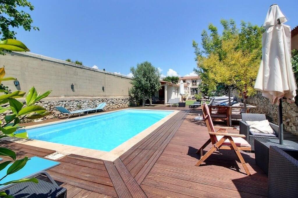 Villa 3 Logements Entiers Avec Piscine Et Jaccuzi Et Parking Marselha Exterior foto